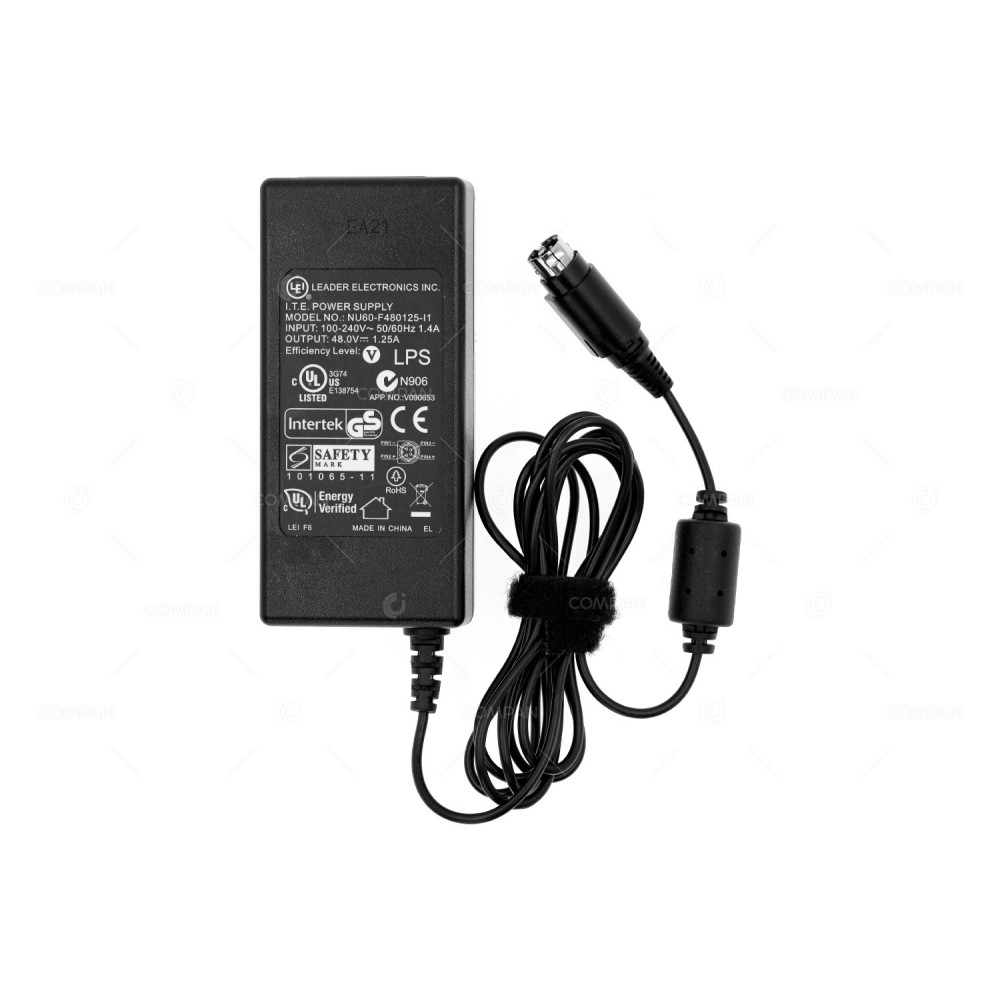 0432-025J000 LEADER ELECTRONICS 60W 48V 1.25A AC/DC ADAPTER NU60-F480125-I1